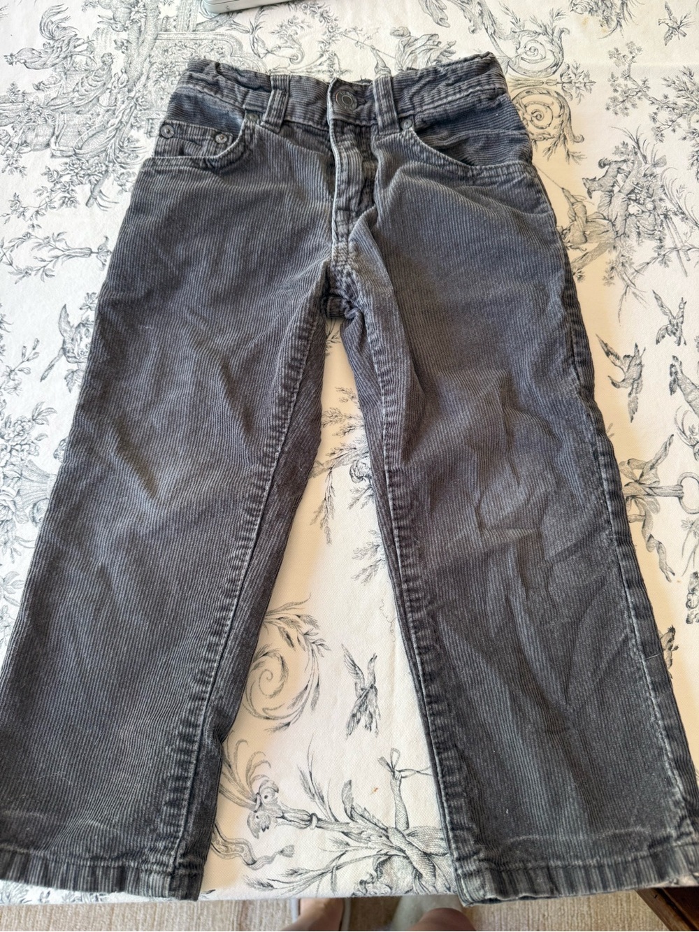 Baby Gap Boys Gray Corduroy Straight-Leg Pants Size 3T